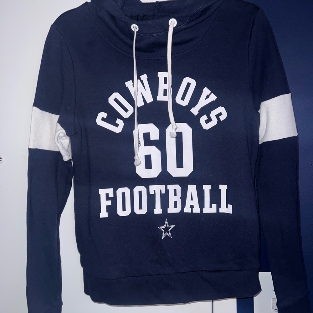 PINK Victoria's Secret Dallas Cowboys Hoodie with White Accents